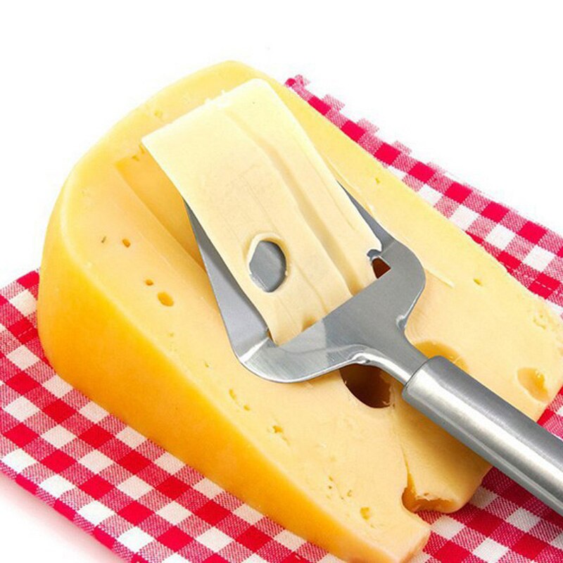 1 Pcs Stainless Steel Multifunction Cheese Slicer Cake Cutter Triangle Pizza Server Kitchen Tool for Pizza Pie Cheese