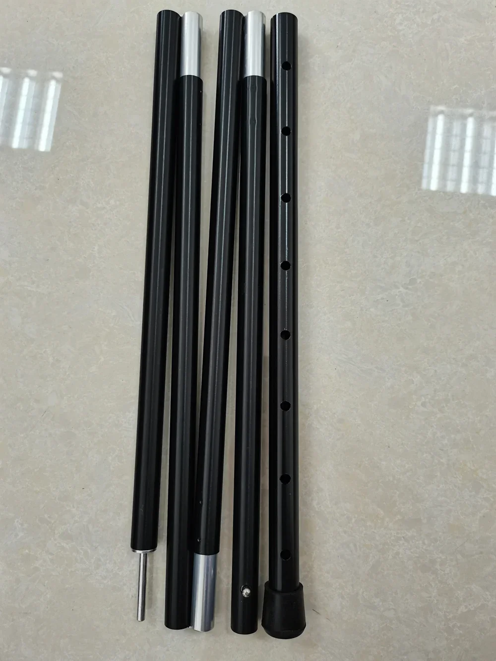 Φ 16Mm 1.6M 1.92M Tent Veranda Paal Zeildoek Camping Luifel Veranda Tent Rechtop Paal Zeil Luifel Tent Portiek Paal