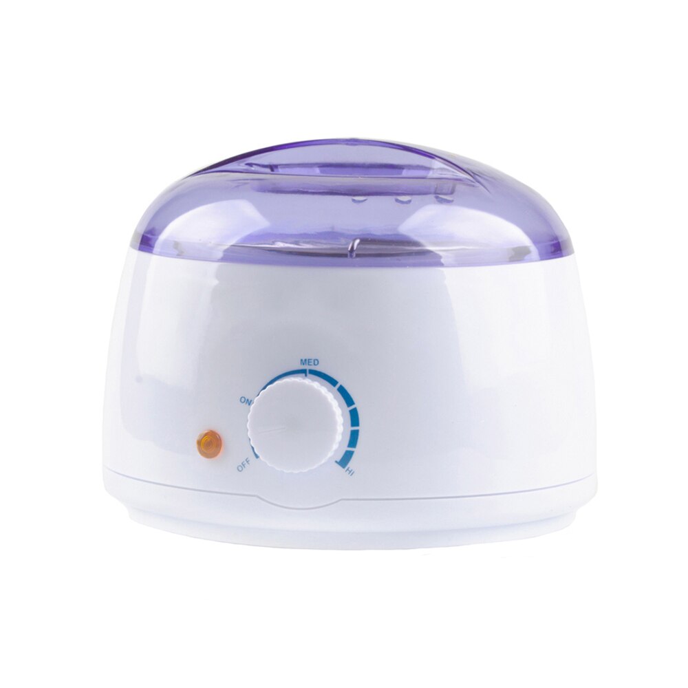 Wax Heater Warmer Wax-melt Machine Set Waxing Kit for Hair Removal Wax Beans Bead Heating Machine Paraffin Depilatory Epilator: W1 White