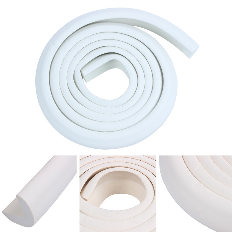 2 stuks 2m kinderbeschermingsstrips voor op de tafel, babyveiligheidsproducten, glazen rand voor meubels, horror crash bar hoek, schuimbumper, kleur