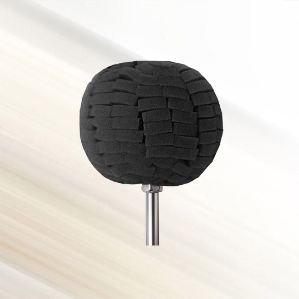 Auto Hub Gepolijst Spons Pads Ronde Waxen Spons Bal Detaillering Buffer Voor Auto (Rood)