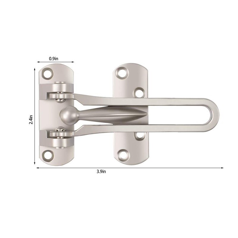 Stainless Steel Latch Lock Door Chain Anti-theft Bolts Convenience Window Cabinet Locks for Home Hotel Security Hardware