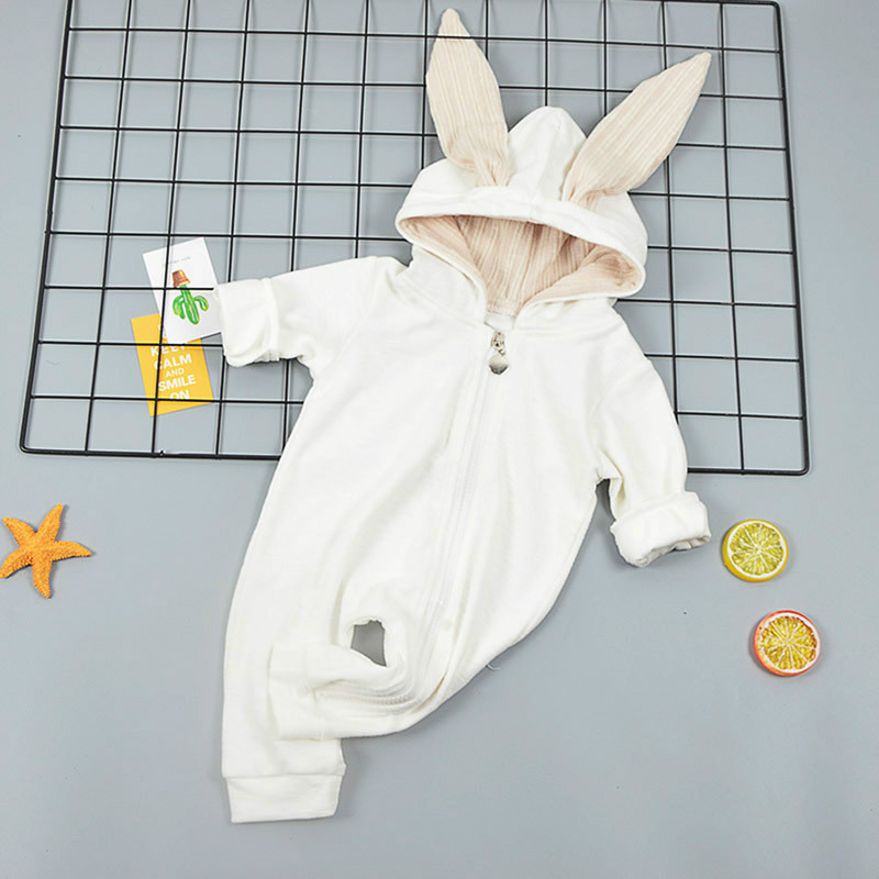 Ins kinderen pasgeboren baby siamese kleding Harlan romper baby kimono herfst en winter: Beige / 80cm
