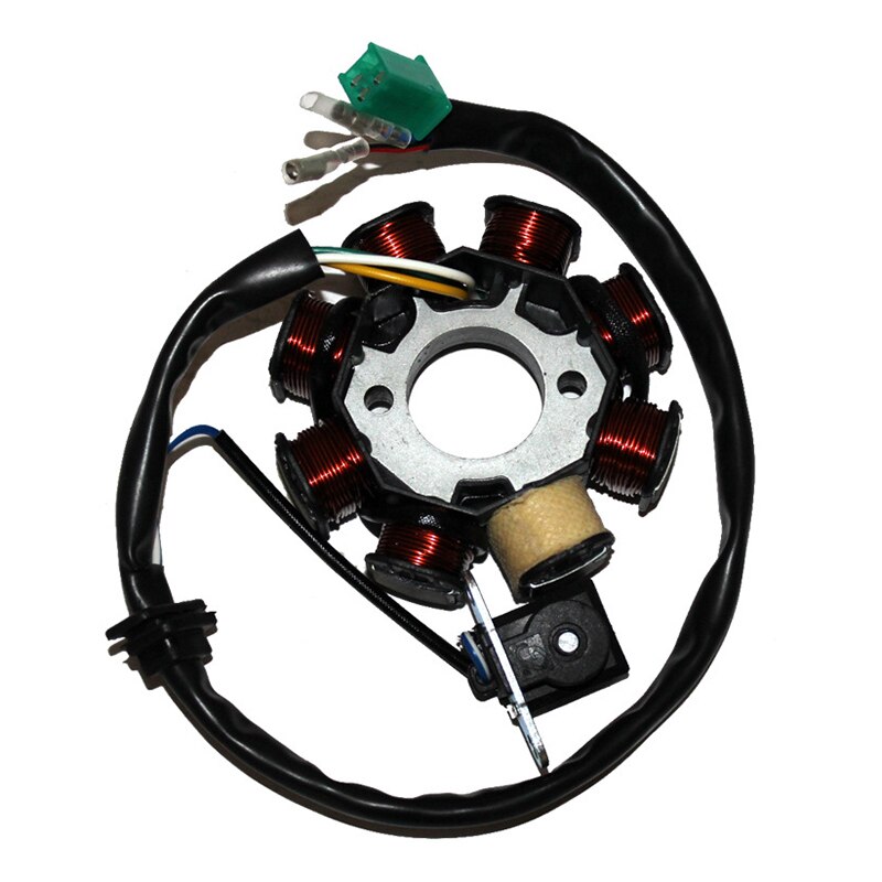 Stator de magnéto d'allumage à ca de bobine de 8 pôles pour GY6 125cc 150cc ATV Scooter magnéto accessoires de moto de remplacement de Stator de 8 bobines