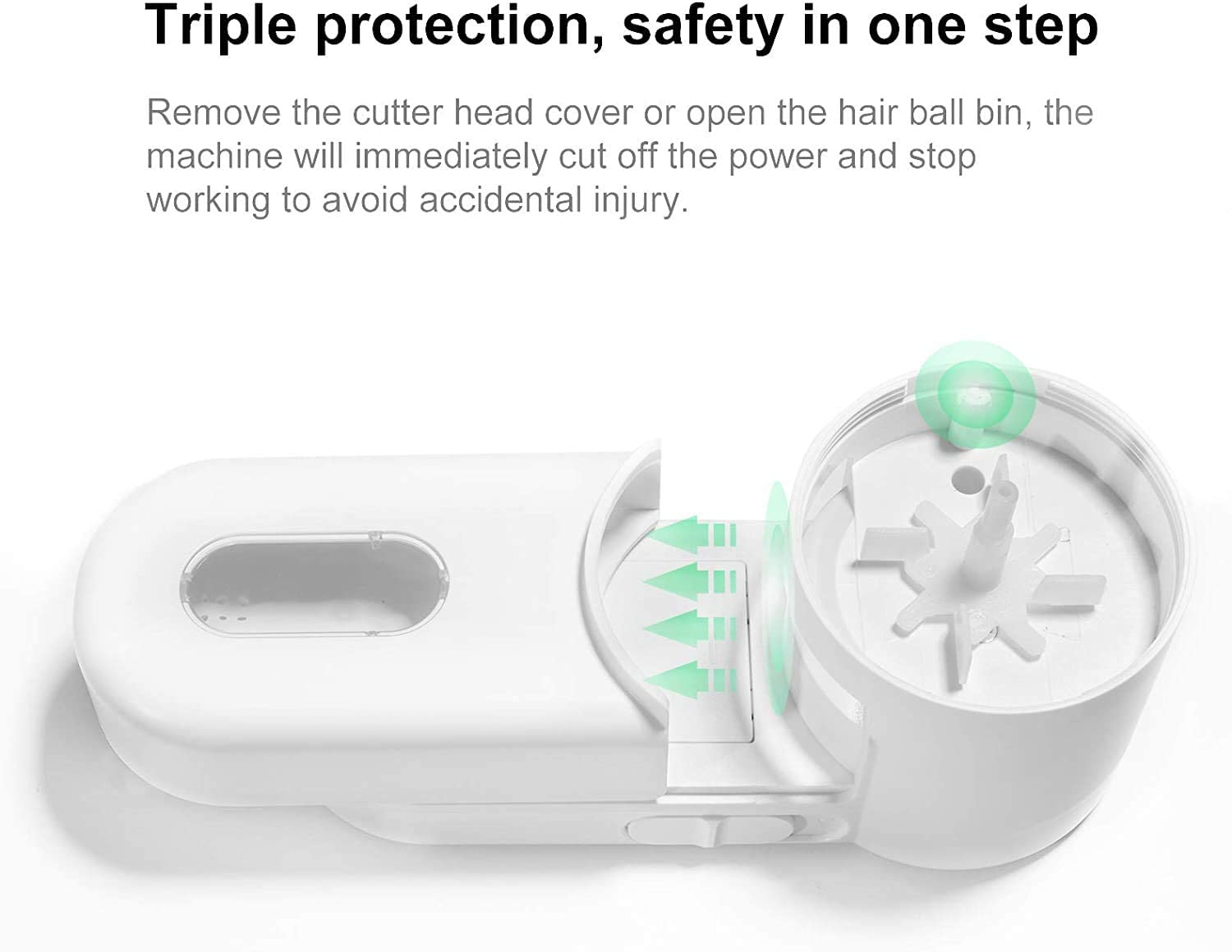 Fabric Shaver Electric Portable Clothes Hair Ball Trimmer With Six Blades For Efficient Hair Ball Removal With Usb Charging