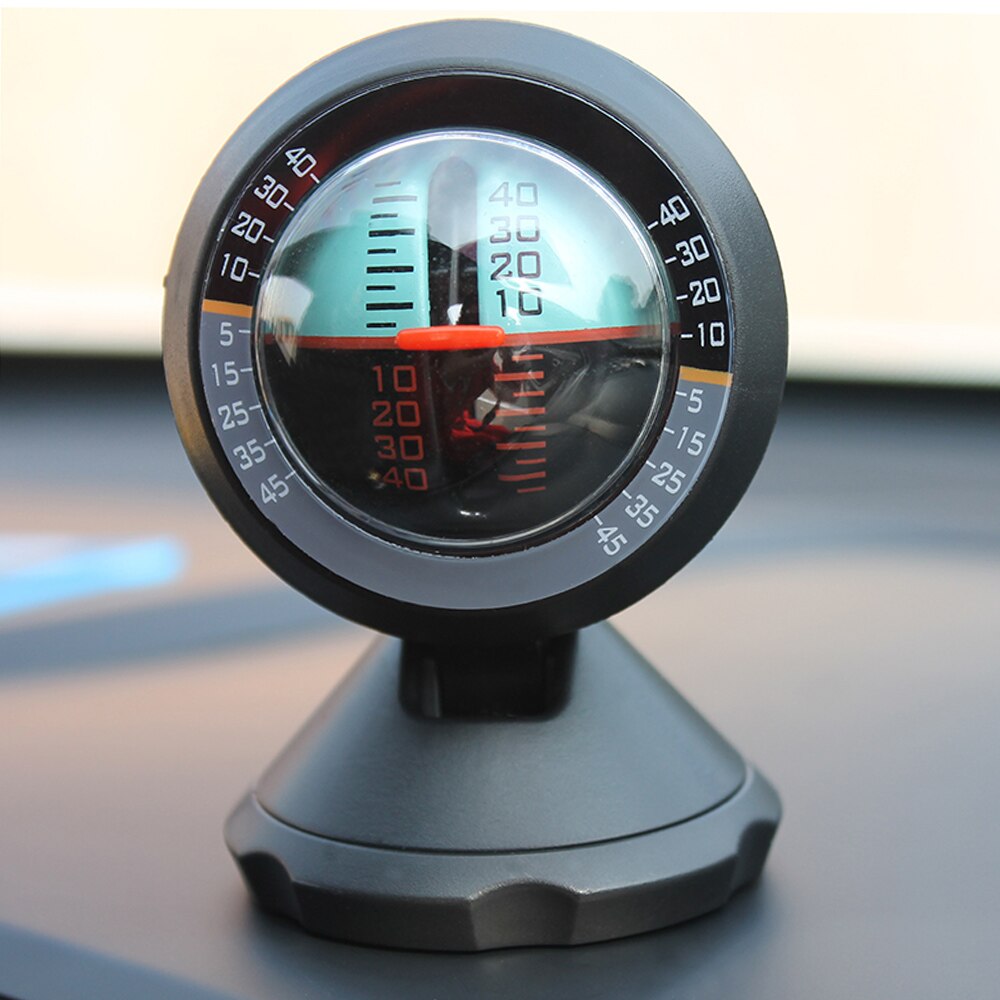 KKMOON-inclinomètre voiture d'extérieur | Multifonction, inclinomètre de pente angulaire, balance véhicule bateau électronique boussole de voiture sans horloge