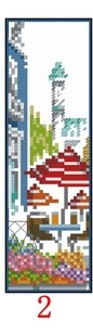seasons 3 Craft Stich Cross Stitch Bookmark Christmas Plastic Fabric Needlework Embroidery Crafts Counted Cross-Stitching Kit 2: Yellow