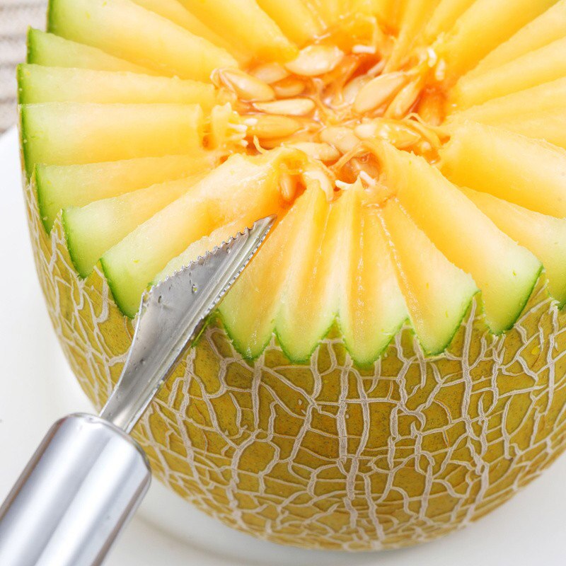 Rvs Melon Baller Met Fruit Carving Tool Ijs Scooper Melon Baller Fruit Carving Cutter Thuis Keuken Koken