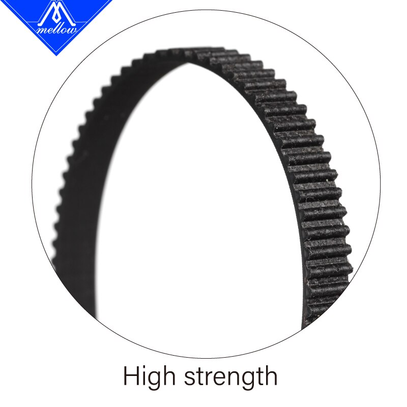 dolce Cinghia sincrona per ingranaggi EPDM cancelli-LL-2GT ad alta temperatura GT2 Larghezza 6MM 9MM 10MM Cinghia dentata per stampante 3D scatola Voron BLV