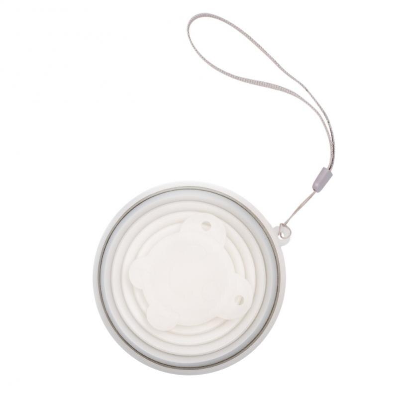 270ML Travel Cup Stainless Steel Silicone Retractable Folding cups Telescopic Collapsible Coffee Cups Outdoor Sport Water Cup