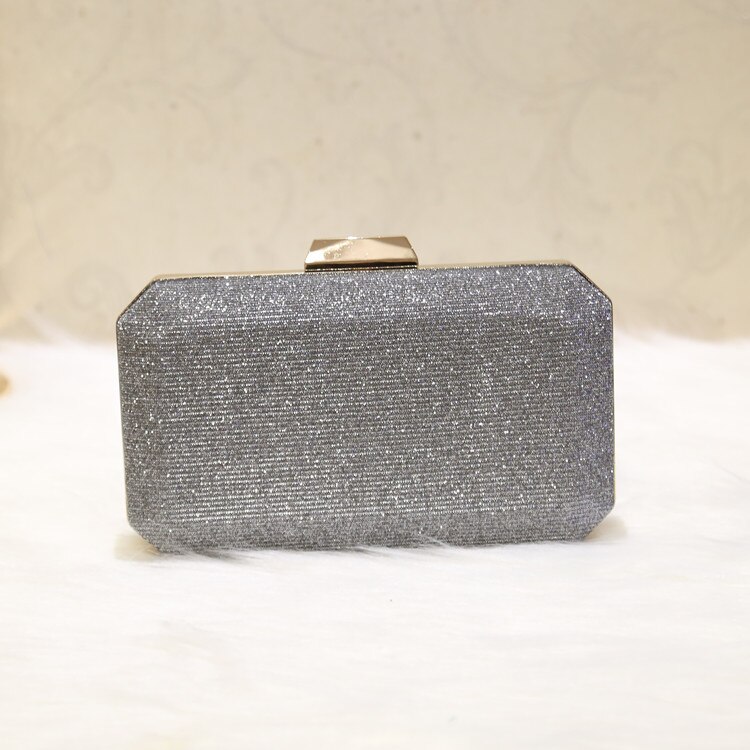 Mulheres Glitter Fecho de Bloqueio Bolsa Bolsa Azul Marinho Japonês Caixa Cinza Lantejoulas Embreagens Dia Noite Bolsas De Casamento Nupcial Brilhante