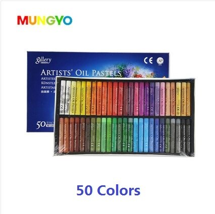 MUNGYO MOPS Oil pastels 12/25/50 colors ART drawing pastel: 50  colors