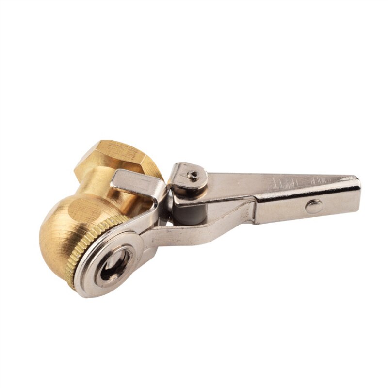 1Pc Tire Air Auto Tire Inflator Met Clip Voor Auto Band Reparatie Tools Chuck Inflator Gauge Messing Bal Auto