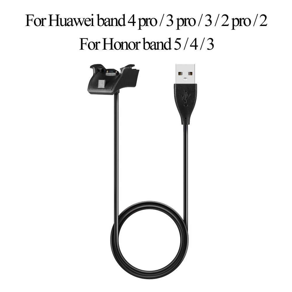 Base de carga USB, cargador de Cable, cuna para reloj inteligente, cargador de reemplazo para Huawei Band 4 3 2 pro 4e Honor band 5 4 3 para correr