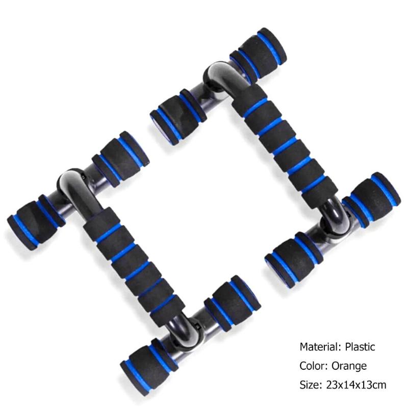 1 paar Kunststoff H-Form Fitness Push-Up-Rack Tragbaren Steht Arm Muscle Trainer Sport Gym Übung Brust Training Ausrüstung