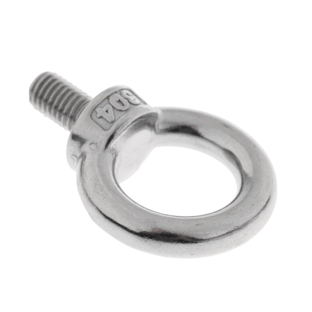 304 Stainless Steel Lifting Eye Bolt - Din 580- Ring Screw Bolt M6/ M8/ M10/ M12/ M14/ M16/ M18/ M20