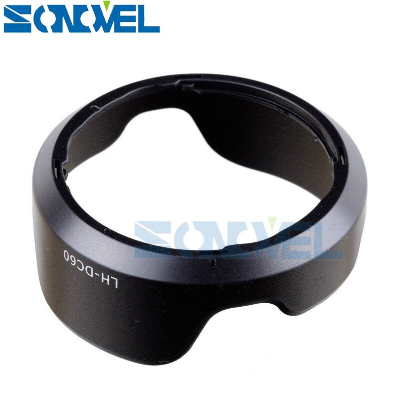Pare-soleil LH-DC60 Pour Canon PowerShot SX30, SX20, SX10 IS, SX1 - Plastique Noir - Évite Reflets Et Flares