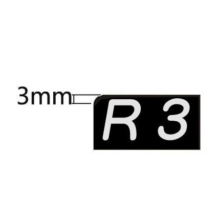 Heavy Duty Pvc Card R3 R5 R10 10Mm Hoek Puncher Rounder Papier Cutter Gegoten Staal Reverse Hoek Nip: R3