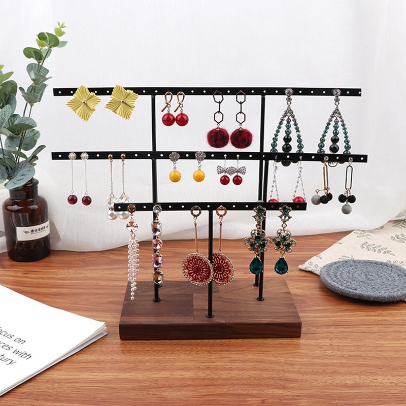 Opknoping Sieraden Display Rack Tree Organizer Metalen Rek Voor Holding Vrouwen Jewelries Oorbellen Ringen Kettingen Oor Stud Hanger