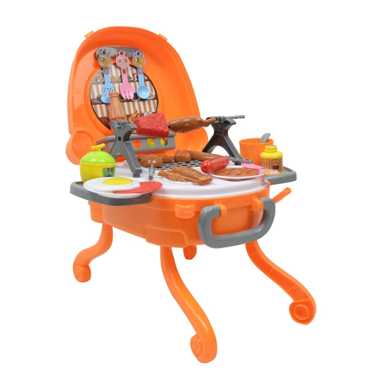 Outdoor Barbecue Kachel Onderwijs Koken Met Muziek Licht Speelgoed Simulatie keuken kinderen Barbecue String BBQ Speelgoed Set