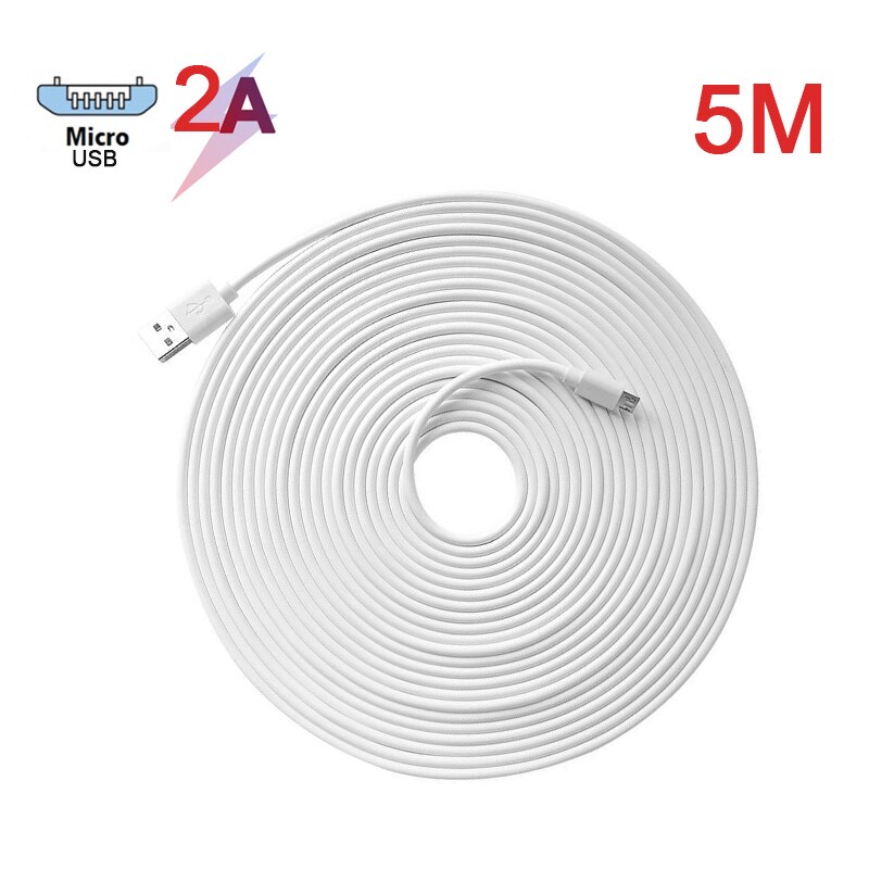 5M Micro Usb-kabel, Snel Opladen Kabel Voor Samsung En Camera