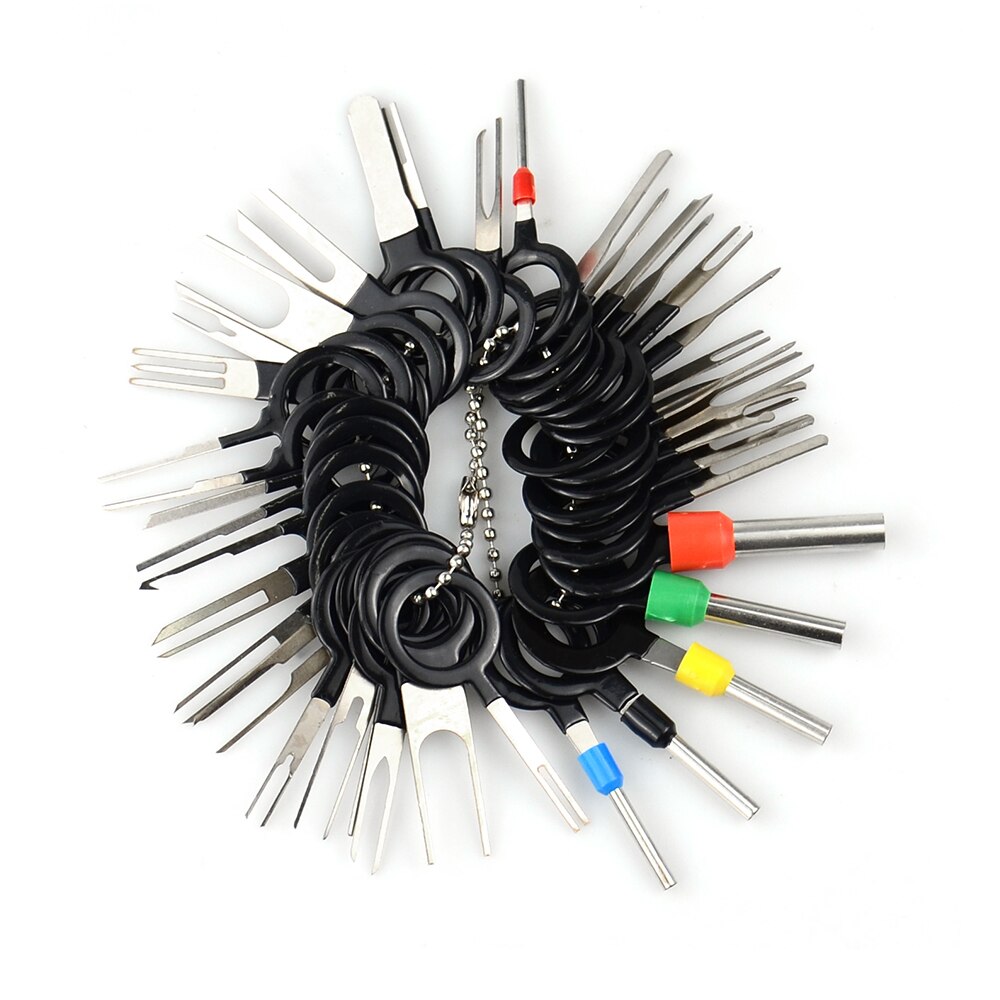 38pcs Car Terminal Removal Tool Wire Plug Connector Extractor Puller Release Pin Extractor Kit For CarPlug Repair Tool