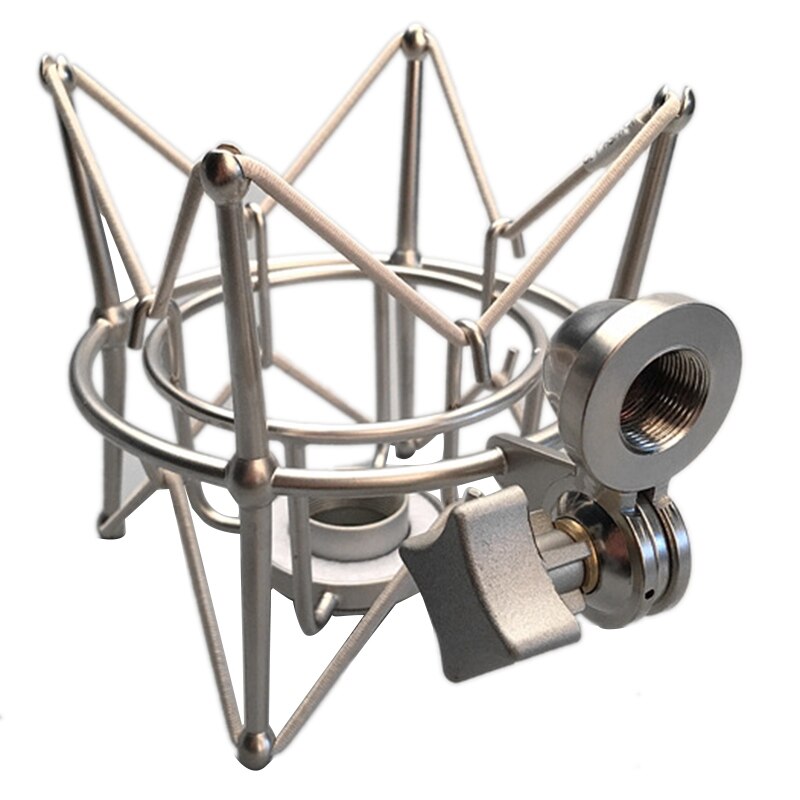 Recording Studio Metal Shockmount Clip Suspension Spiders Bracket Microphone Stand Shock Mount for Broadcast Computer Mic Holder