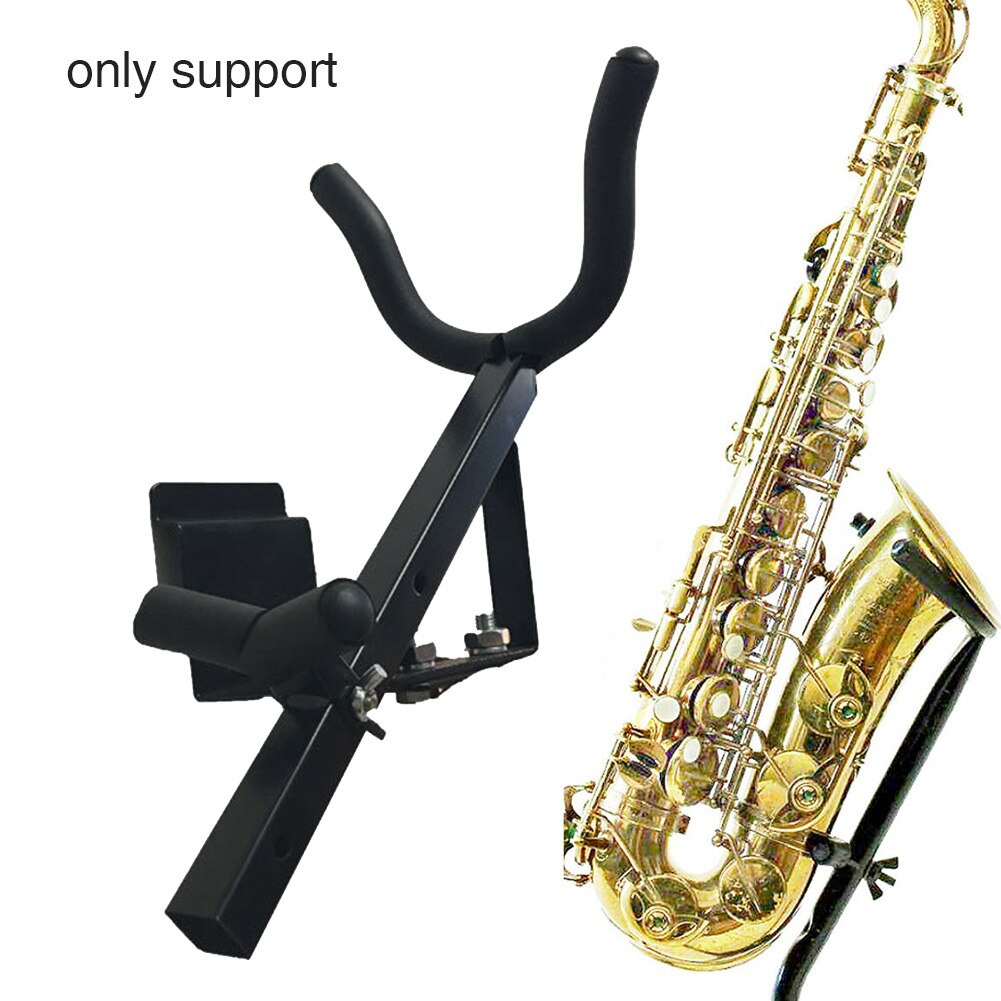 Protective Display Saxophone Stand Home Instrument Parts Players Metal Hanger Stable Storage Beginners Plate Wall Mounted