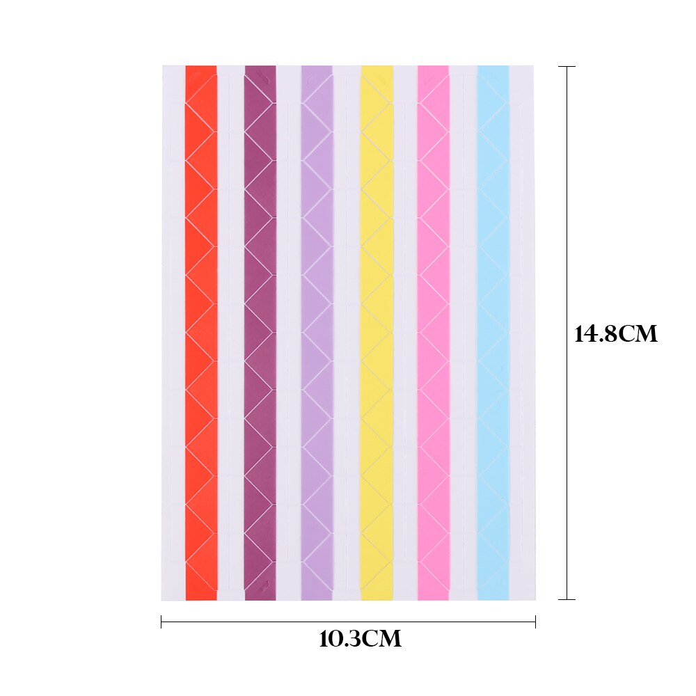 1 blatt DIY Bunte Foto Ecke Schutz Handgemachte Bild Rahmen Scrapbooking Handwerk Album Dekoration PVC Aufkleber