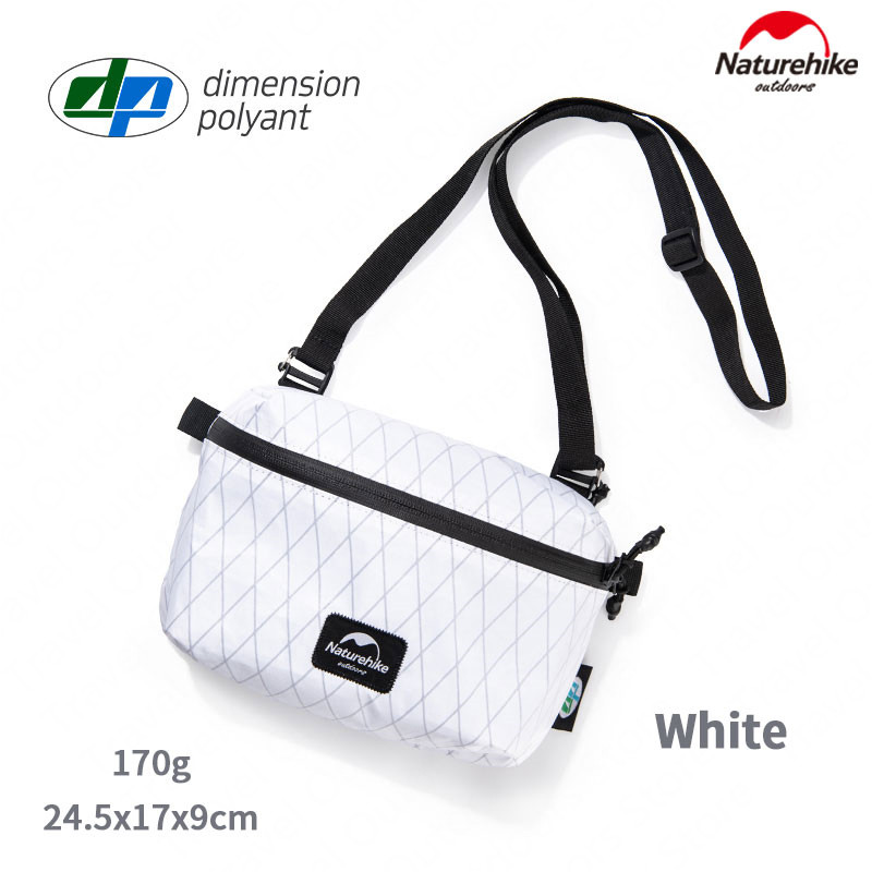Naturehike-riñonera para cámara al aire libre, bolsa de almacenamiento ultraligera para viajes de negocios, impermeable, para ocio: White