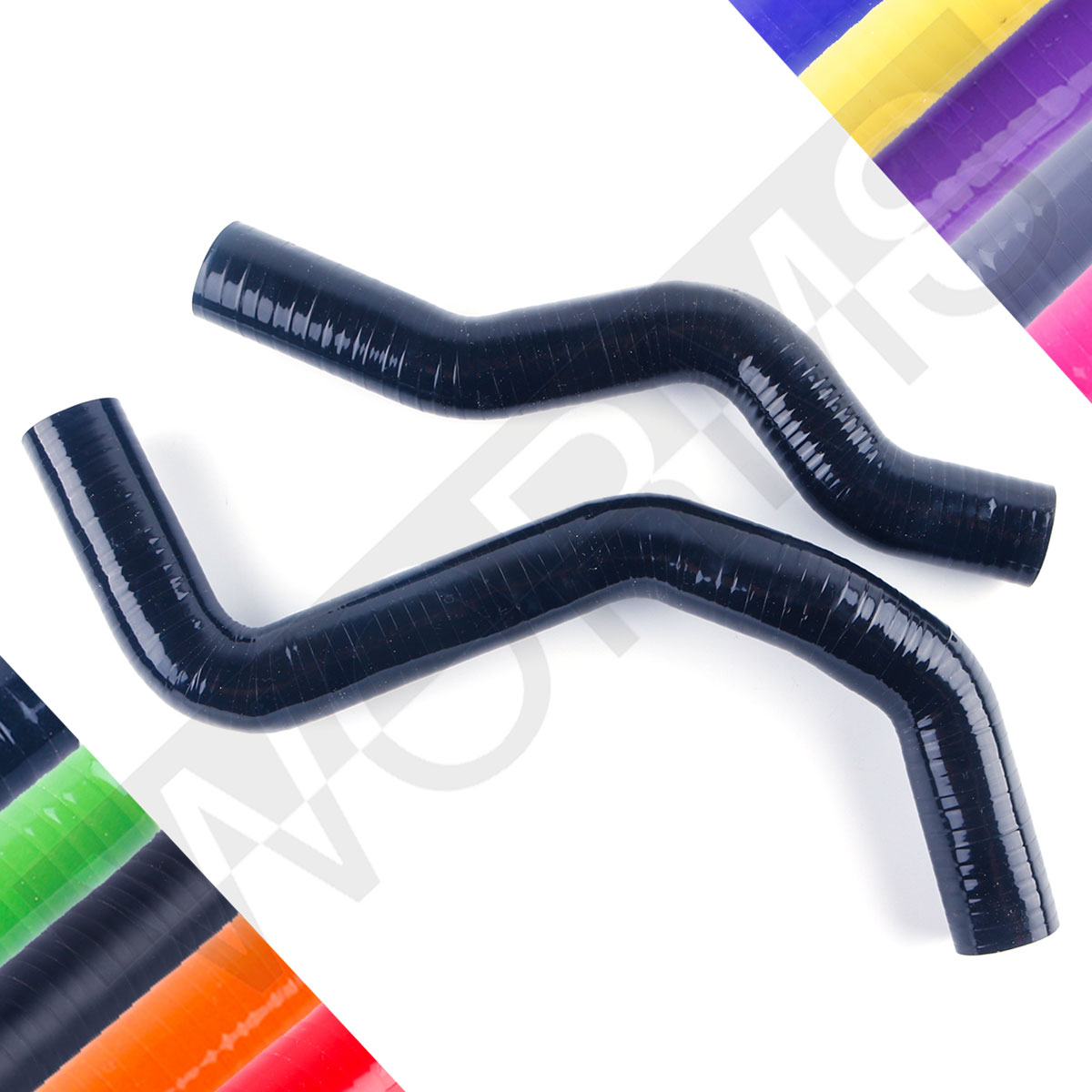 Silicone Radiator Slang Kit Voor Mitsubishi Lancer Evo 6 4G63T CP9A 1999-2001 2000: Black