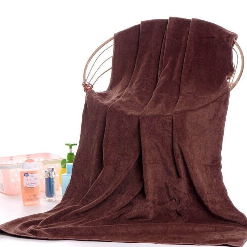 140x70cm / 55''x27'' Supersoft Microfiber Beach Towel Microfibre Bath Towel Sports Towel Gym Fast Drying Cloth Extra Large: coffee xC