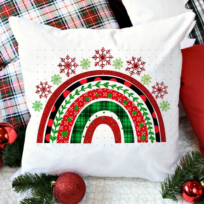 Merry Christmas Cushion Cover 45*45 Christmas Tree Pillowcase Sofa Cushions Pillow Cases Pillow Covers: Z21233-DCCWH-M