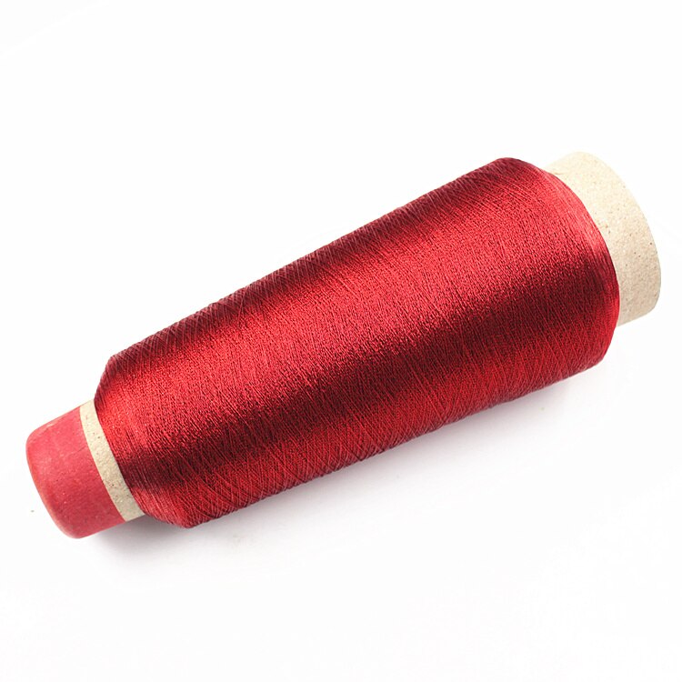 Hilo de coser dorado y plateado para bordar, hilo de seda brillante de Metal para punto de cruz, bordado a mano, 3550 yardas: 2