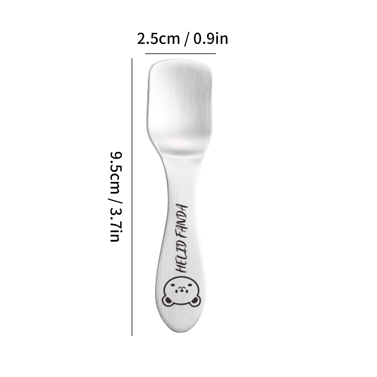 WORTHBUY 304 Edelstahl Geschirr einstellen für freundlicher Mini Eis Nachtisch Löffel Gabel Messer Küchen geschirr freundlicher besteck: Schwarz