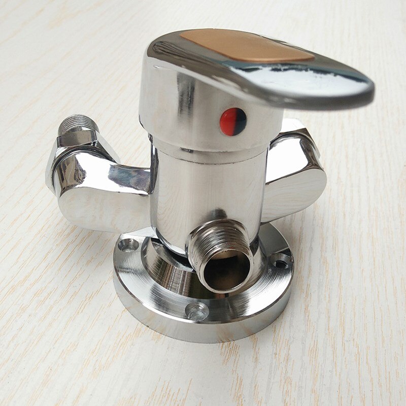 Triangle shower faucet surface mounted shower mixing valve alloy cold and shower faucet water heater mixing