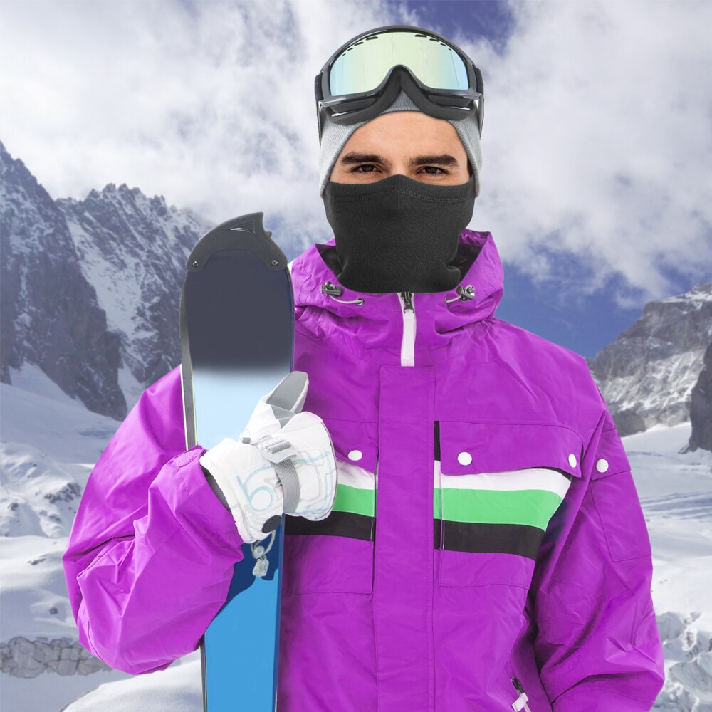 Bandeau magique en polaire pour homme, cache-cou, demi-masque, écharpe, capuche, Snowboard, vélo, Bandana, couvre-chef, hiver
