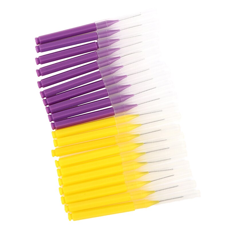10pcs Healthy Tooth Floss Oral Hygiene Dental Floss Soft Plastic Interdental Brush Toothpick For Teeth Cleaning Oral Care
