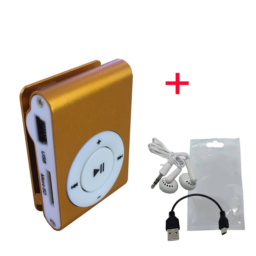 Clip mp3 speler mini mp3 muziekspeler mp3 speler 5v waterdichte mp3 speler zwemmen mp3 модуль mp3 плеер: orange bag packaging