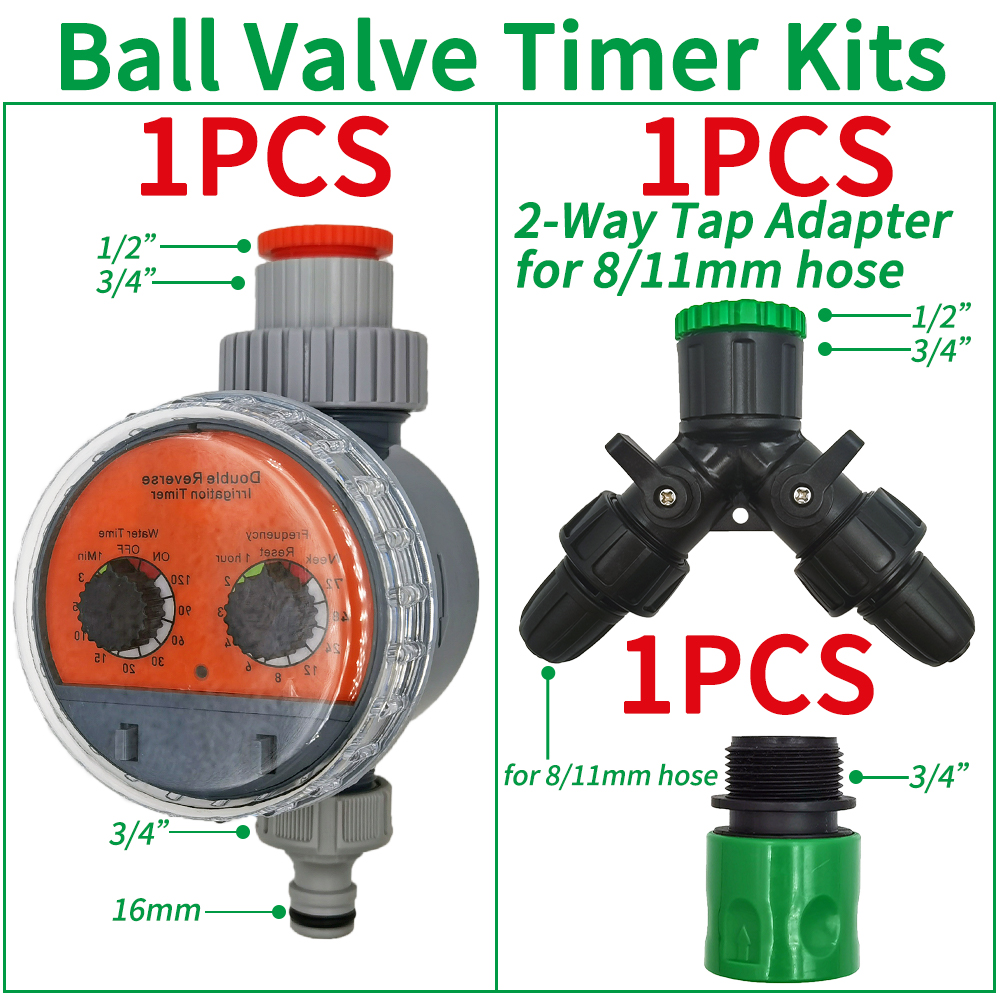 Oasis Garden Automatic Watering System Timer Rain Sensor Solar LCD Electronic Drip Irrigation Controller Greenhouse Irrigator: light green