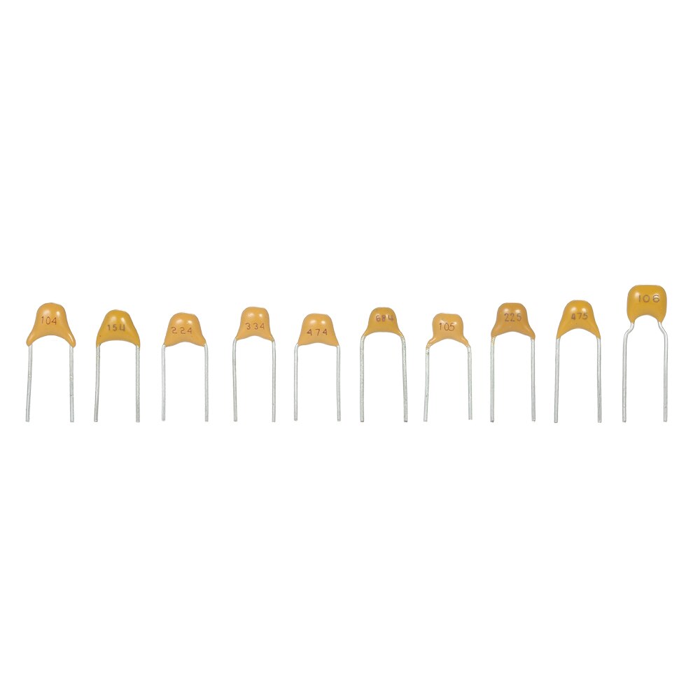500 stücke/viel mehrschichtig Keramik Kondensator Sortiment Bausatz 10Werte * 50 stücke 0,1 uF-10 uF (104 ~ 106) 50V Keramik Kondensatoren einstellen Pack