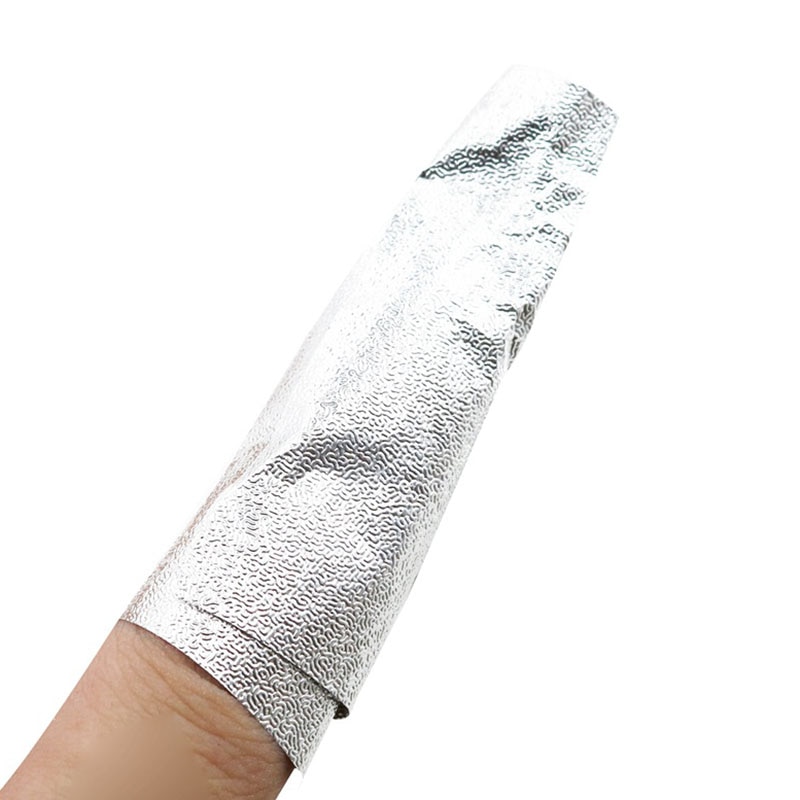 30 stks/zak Embossing Aluminium Foil Nail Art Soak Off Polish Nagel Verwijderen Wraps Nail Handdoek Gel Polish Remover Manicure Tool