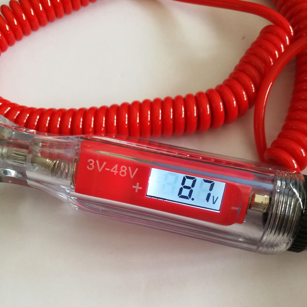1pc 3-48V Digital Display Circuit-Tester Automotive Test Bleistift Reparatur Stift Für Auto Fahrzeug Auto Test auto-Circuit-Tester Elektrische