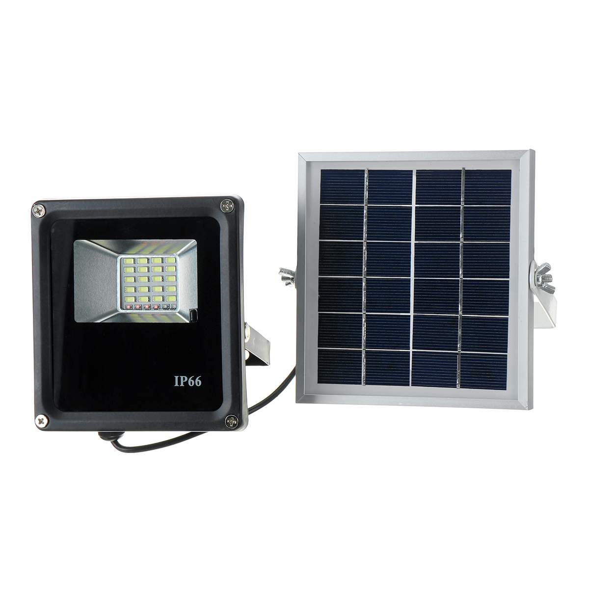 Solar Floodlight with Remote Control 10W Waterproof IP65 Timer Lighting Control Outdoor Lighting LED Spotlight Garden Solar Lamp