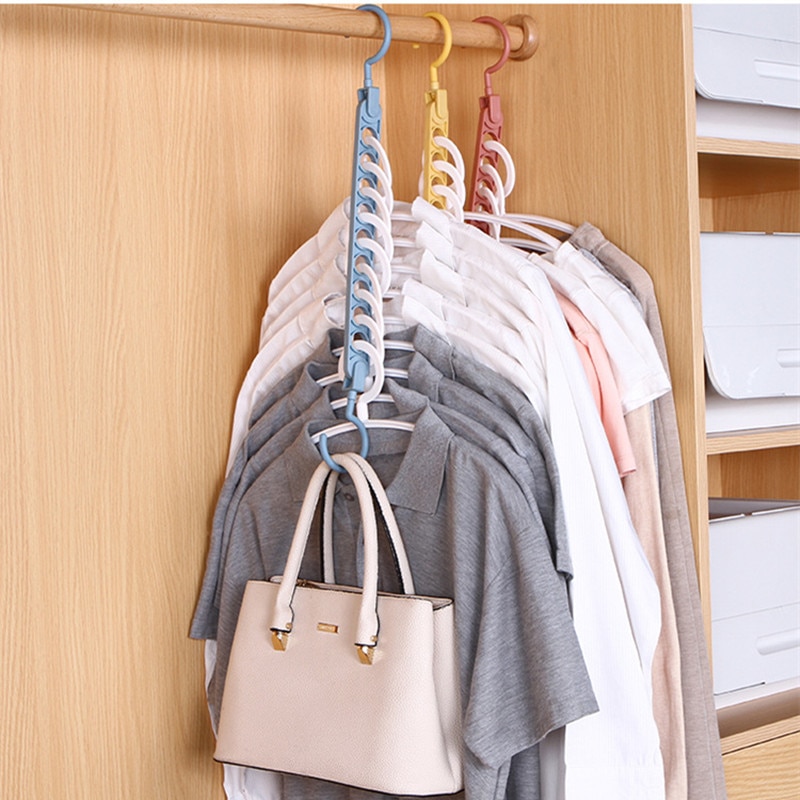 Cintres magiques multi-ports pour vêtements, Support de séchage, en plastique, multifonctions, pour cravates, écharpes, ceinture