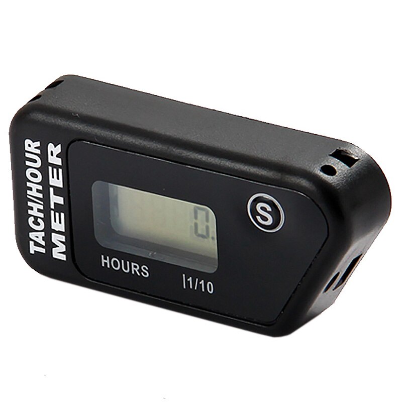 Resettable Hour Meter Digital Tachometer For Outboard Motor Lawn Mower Motocross Motorcycle Marine Chainsaw Pit Bike Hm016R