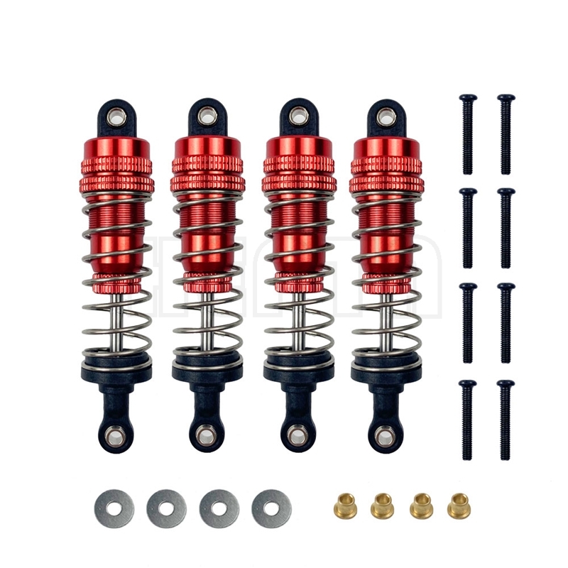 Geschikt Voor MN86K MN86KS MN86 MN86S Mn G500 1/12 Afstandsbediening Auto Upgrade Onderdelen Metalen Schokdemper Schokdemper Onderdelen: Red