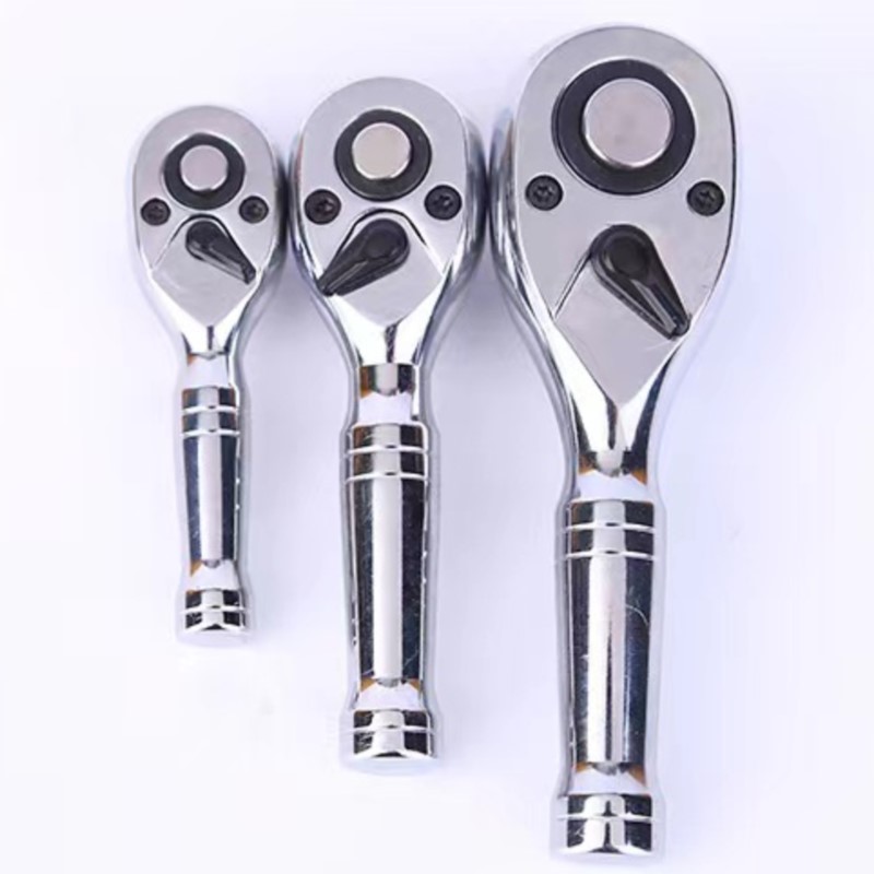 Drive Stompe Ratchet Flex Head Ratelset Mini Stompe Ratelsleutel 1/2 3/8 1/4 Inch 72 Tand Dopsleutel Voor Krappe Ruimtes