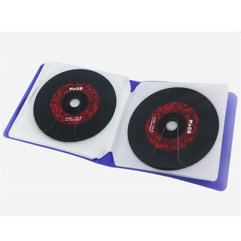 12 Plastic CD DVD Disc Double Sleeve Holder Clear Storage Case Package Disc Cover Dust-Proof Supplies Xmas