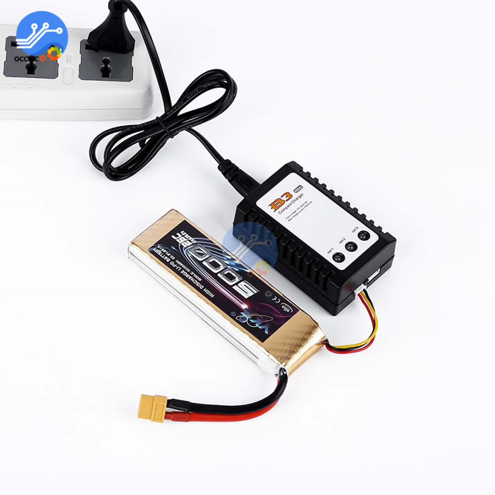 BMS 2S 3S Battery Charger For iMaxRC iMax B3 Pro Compact Lipo Battery Balance AC 110-240V Power Bank Charging For RC Helicopter